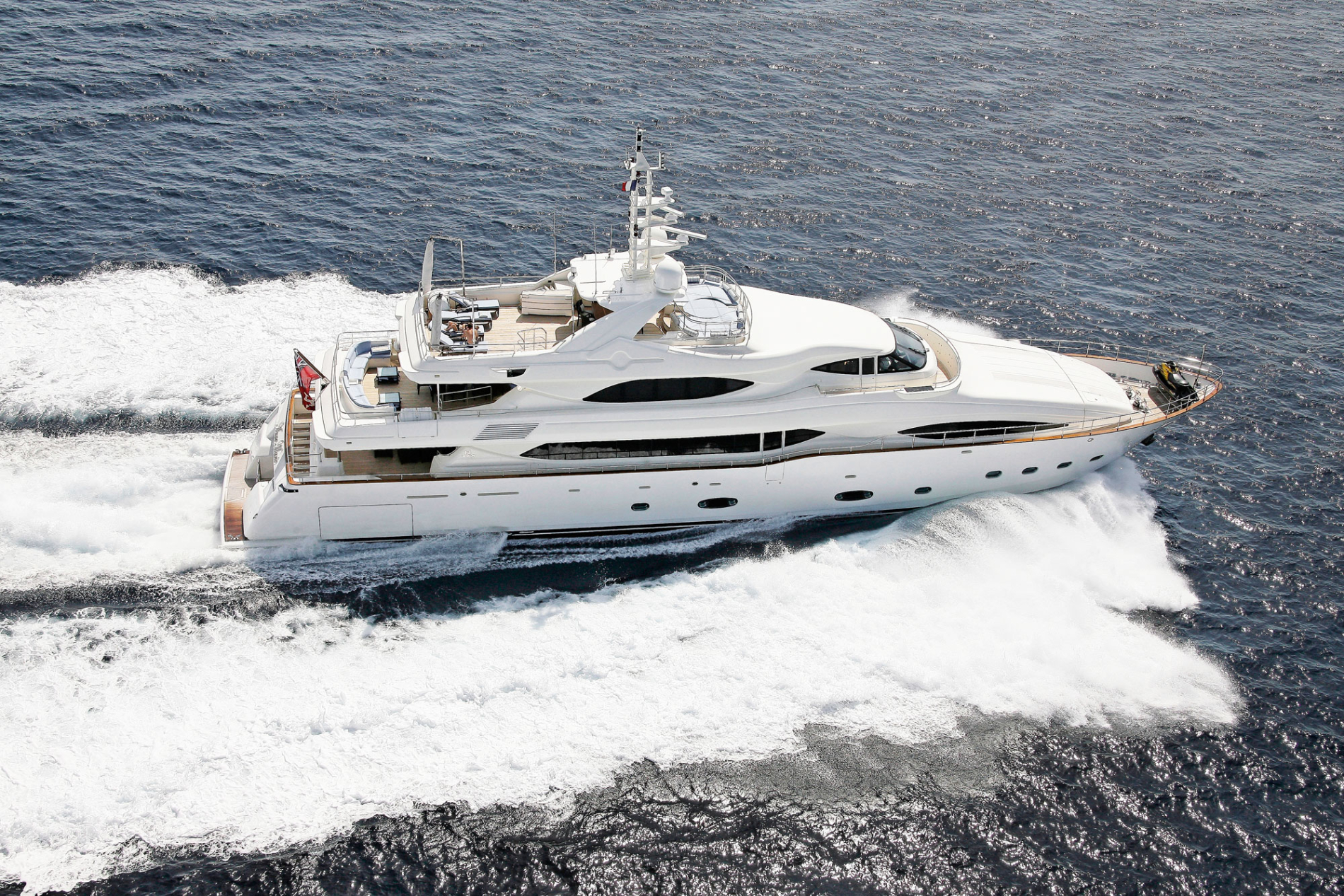 Paradise Yacht Charter super yacht for charter from 130 000 € per week